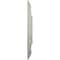 Ekena Millwork Blackthorn Medallion (Canopies up to 4 7/8"), 11 3/4"OD x 3 5/8"ID x 1"P, Pot of Cream Crackle CM11BLPCC - alternate 5